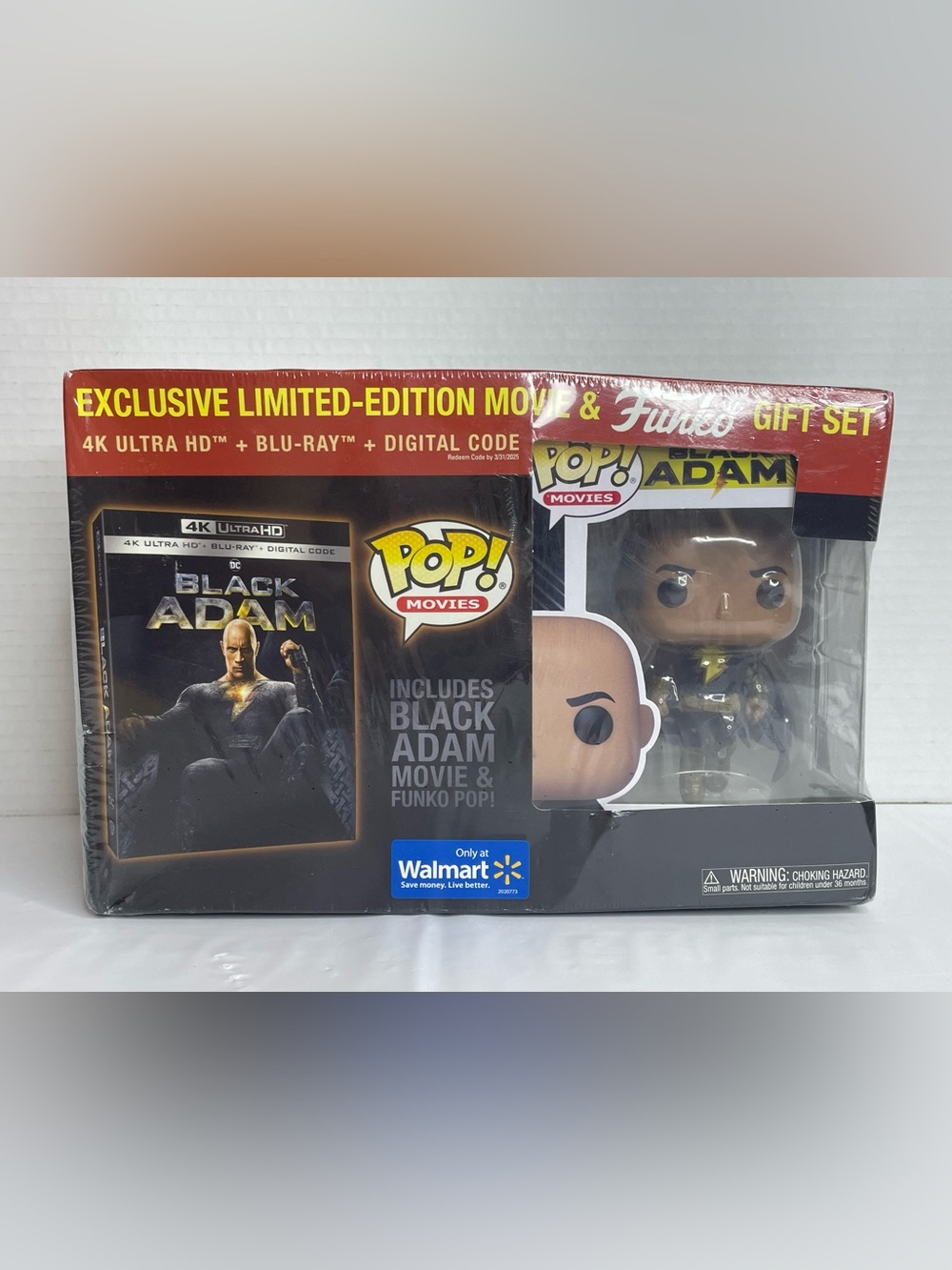 Funko Pop Movies Exclusive Limited-Edition Black Adam Funko Pop & Movie